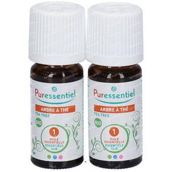 Puressentiel Tea Tree Essentiële Olie Bio DUO 20 ml