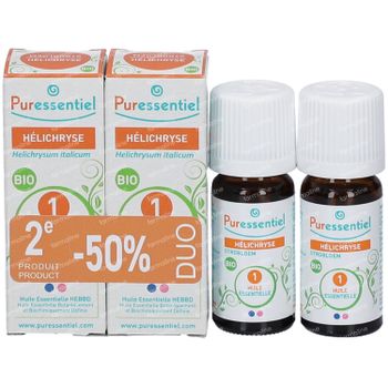 Puressentiel Expert Strohblumen Bio Atherisches Öl DUO PROMO 2x5 ml