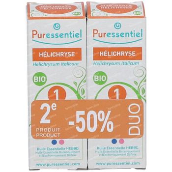 Puressentiel Hélichryse Huile Essentielle Bio DUO 2x5 ml