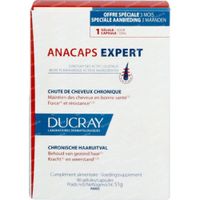 Ducray Anacaps Expert Chute de Cheveux Chronique Nouvelle Formule 90 capsules