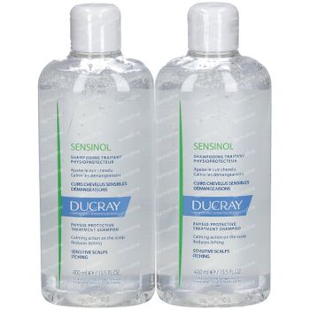 Ducray Sensinol Verzorgende Fysiologisch Beschermende Shampoo DUO 2x400 ml