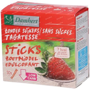 Damhert Zonder Suikers Tagatesse Sticks 100 g