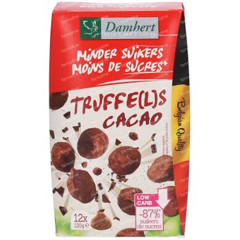 Damhert Minder Suikers Truffels Cacao 120 g