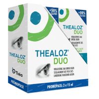 Thealoz Duo Gouttes pour les Yeux DUO 2x15 ml collyre