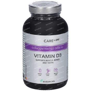 Care by QNT Concentrated 3000 IU Vitamin D3 90 capsules