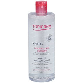 Topicrem Hydra+ Zacht Micellair Water 400 ml micellair water/micellaire lotion