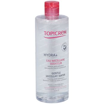 Topicrem Hydra+ Zacht Micellair Water 400 ml micellair water/micellaire lotion