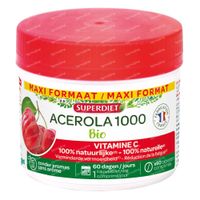 Superdiet Acérola 1000 Vitamine C Bio 60 comprimés à croquer