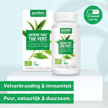 Purasana® Groene Thee 120 capsules