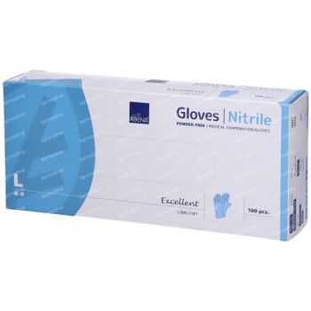 Abena® Handschoenen Poedervrij Blauw Large 100 handschoenen