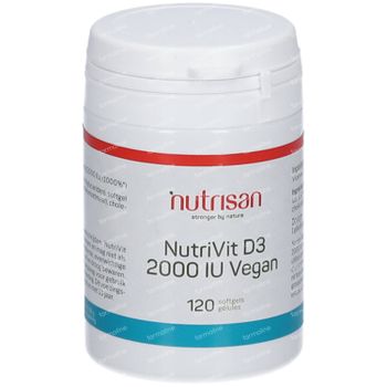 Nutrisan NutriVit D3 2000 IU Vegan 120 softgels