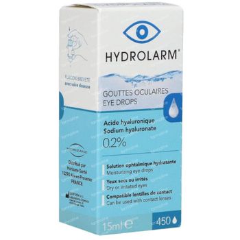Vitalens Hydrolarm Oogdruppels 15 ml