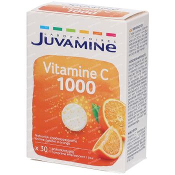 Juvamine Vitamine C 1000 30 bruistabletten