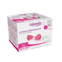 Saforelle® Menstruatiecups Maat 1 2 stuks