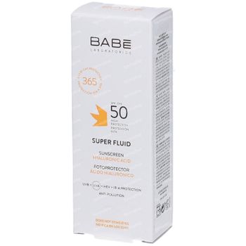 BABÉ Super Fluid Sunscreen Hyaluronic Acid SPF50 50 ml