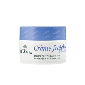 Nuxe Crème Fraîche de Beauté Rijke Hydraterende Crème 48h Droge Huid 50 ml
