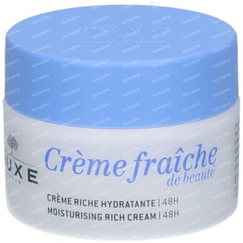Nuxe Crème Fraîche de Beauté Rijke Hydraterende Crème 48h Droge Huid 50 ml