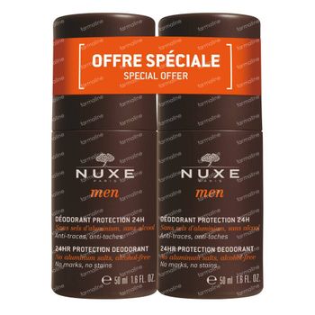 Nuxe Men 24h Protection Deodorant DUO 2x50 ml roller