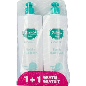Galenco Baby Reinigende en Verzorgende Badolie Amandelolie DUO 2x400 ml