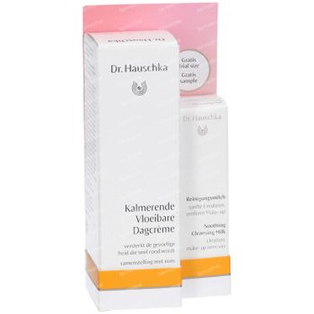 Dr. Hauschka Kalmerende Vloeibare Dagcrème + Mini Reinigingsmelk GRATIS 1 set