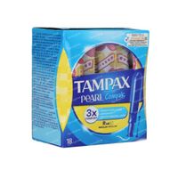 Tampax Pearl Compak Regular 18 tampons