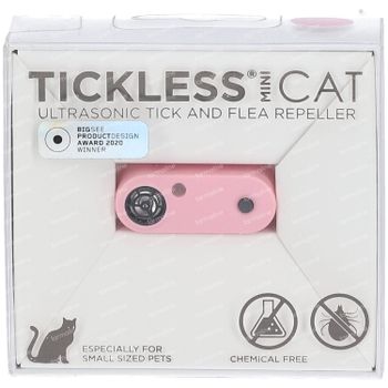 Tickless Mini Kat Roze 1 stuk