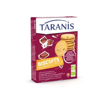 Taranis Biscuits Pépites de Chocolat 120 g biscuits