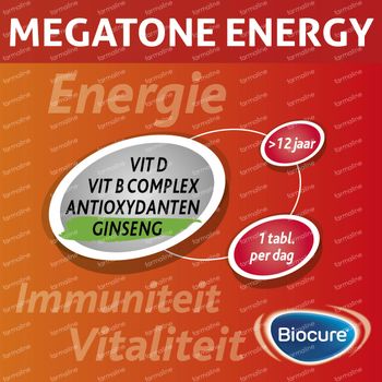 Biocure® Megatone Energie 60 tabletten