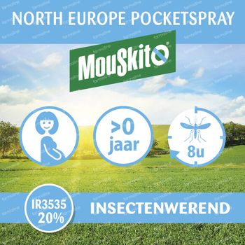 Mouskito® North Europe Pocket Spray 20% IR3535 50 ml spray
