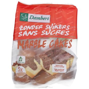 Damhert Zonder Suikers Marmercakes 180 g