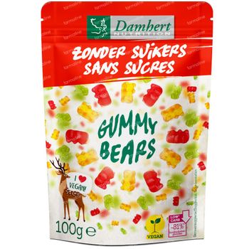 Damhert Zonder Suiker Vegan Gummybears 100 g