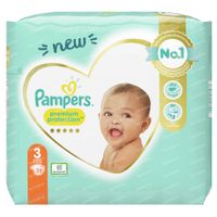 Pampers Premium Protection Taille 3 28 couches