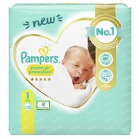 Pampers Premium Protection Maat 1 22  couches