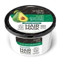 Organic Shop Natural Repairing Hair Mask Avocado & Honey 250 ml masque capillaire