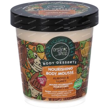 Organic Shop Nourishing Body Mousse Body Desserts Almond & Honey 450 ml