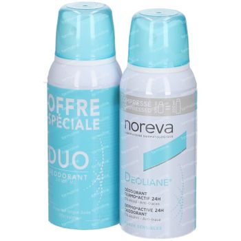 Noreva Deoliane® Dermo-Active 24h Deodorant Spray DUO 2x100 ml