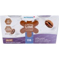 Nutrisens Cremeline HP/HC Sans Lactose Café 4x125 g