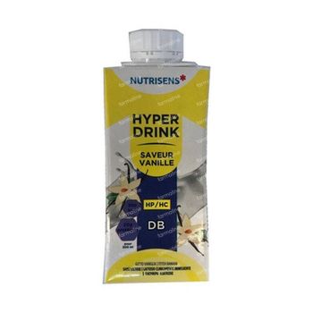 Nutrisens Hyperdrink HP/HC DB Lactosevrij Vanille 4x200 ml