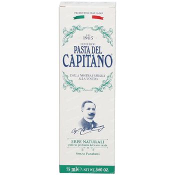 Pasta del Capitano Natural Herbs Tandpasta 75 ml