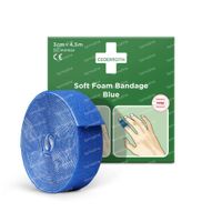 Cederroth Soft Foam Bandage Blue 3 cm x 4,5 m 51011022 1 bandage