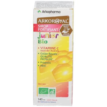 Arkoroyal Versterkende Siroop Junior Bio Nieuwe Formule 140 ml sirup