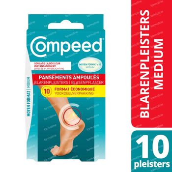 Compeed® Blarenpleisters Medium Voordeelverpakking 10 pleisters