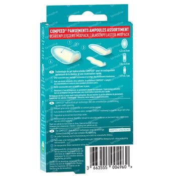 Compeed® Blarenpleisters Assortiment Voordeelverpakking 10 pleisters