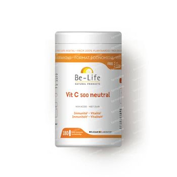 Be-Life Vitamine C 500 Neutral 180 kapseln