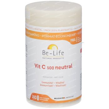 Be-Life Vitamine C 500 Neutral 180 kapseln