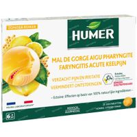 Humer Faryngitis Acute Keelpijn 20 zuigtabletten