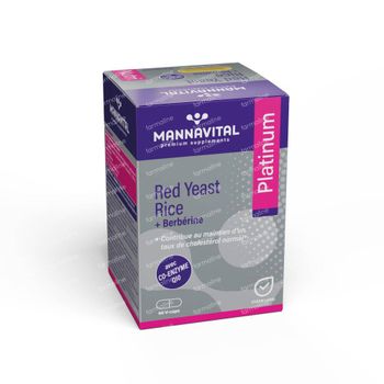 Mannavital Red Yeast Rice + Berberine Platinum 60 capsules