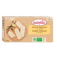 Babybio Petits Biscuits à la Vanille Bio 160 g biscuits
