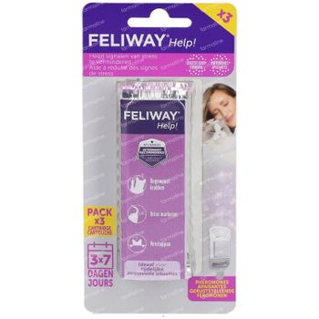 Feliway® Help! Recharges 3 Semaines 3 diffuseur