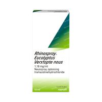 Rhinospray® Eucalyptus Verstopte Neus 1,18 mg/ml Oplossing Neusspray 10 ml neusspray